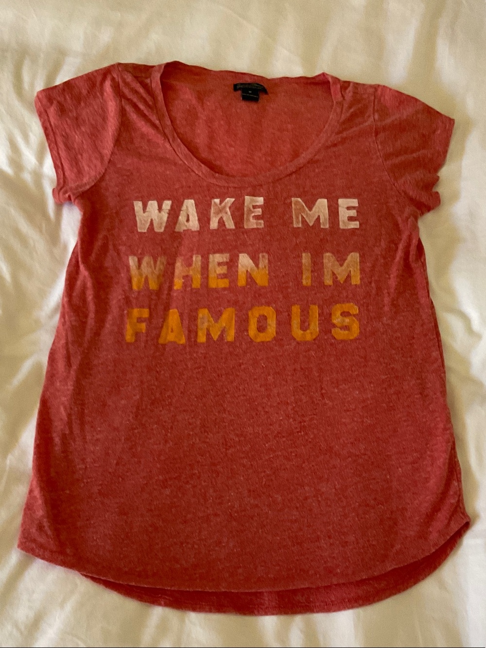 Lucky Brand women’s Scoop Neck Graphic Tee sz med